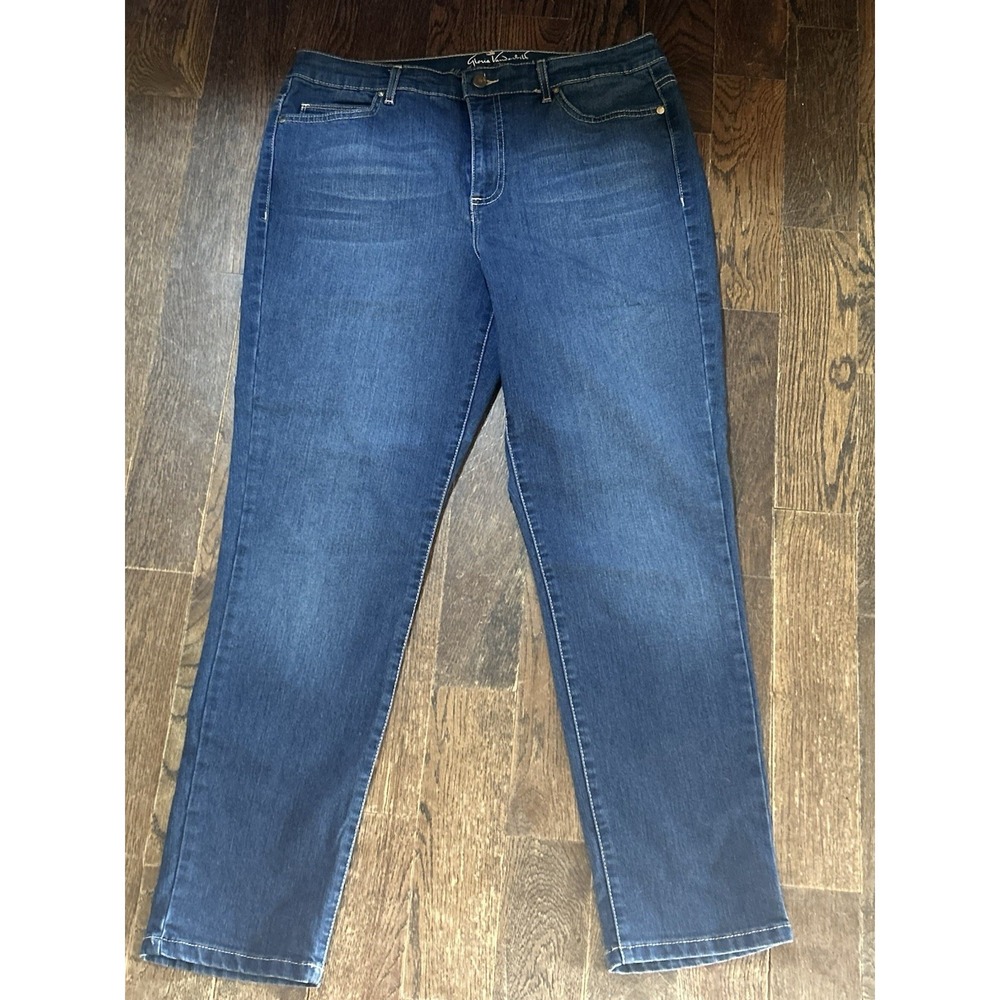 Gloria Vanderbilt Jordyn Boyfriend Women's Sz 10 Denim Jeans All Around Slimming